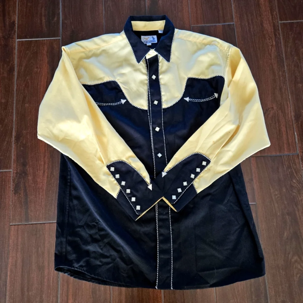 Vintage '90's Panhandle Slim Western Shirt Men's Size L - Picture 8 of 15